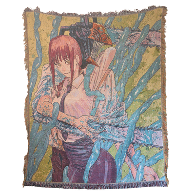 The "Chainsaw + Mak" Anime Tapestry